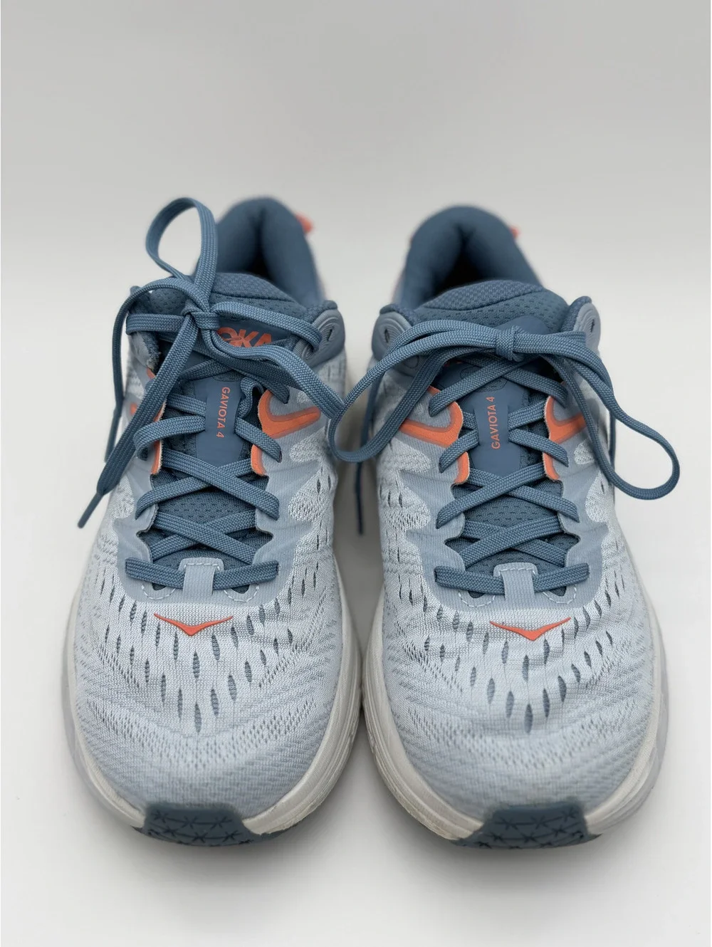 Hoka One One Women's Gaviota 4 Wide Running Shoes Blue Fog - Women's Size 7D